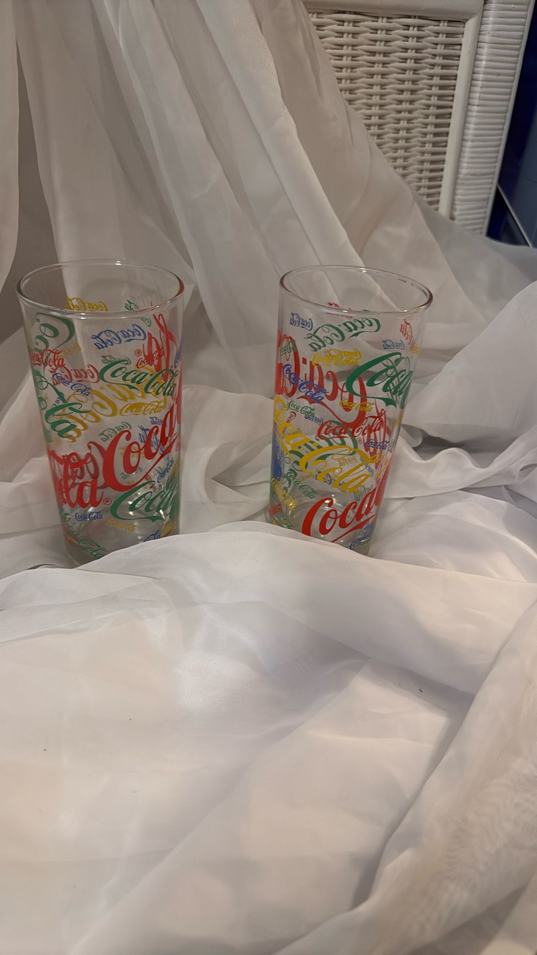 Vintage Coca- Cola Glasses
