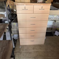 Wooden dresser with locks  I have both assembled and none  None assembled one comes in box and directions  Assembled $155  None assembled $110  Pickup
