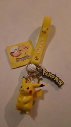 Pikachu Pokemon Keychain NEW