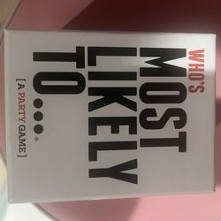 Most Likely To…. Party Game