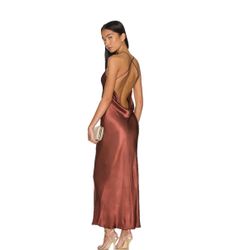 Revolve Shona Joy Thalia Cowl Back Bias Midi Dress