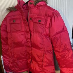 Pink Puffer Jacket 