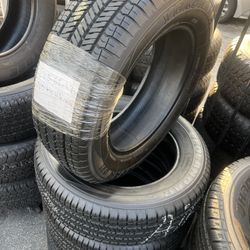 225/65/17 Yokohama (4) Semi New Tires Mount & Balance // Set De 4 Llantas Semi Nuevas Yokohama Instaladas