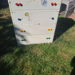 Solid Wood Dresser 4 Drawers