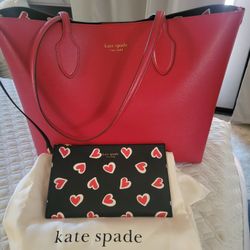 NEW KATE SPADE TOTE BAG (RED)