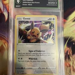 Pokemon eevee promo (GRADED N/M 9)