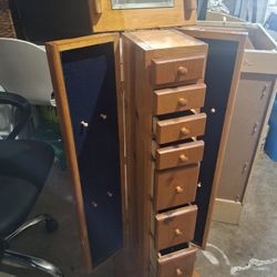 Antique Jewelry Cabinet 