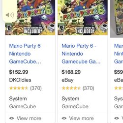 Nintendo game cube Mario party 6