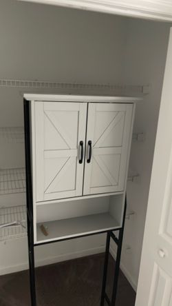 Bathroom storage for over toilet