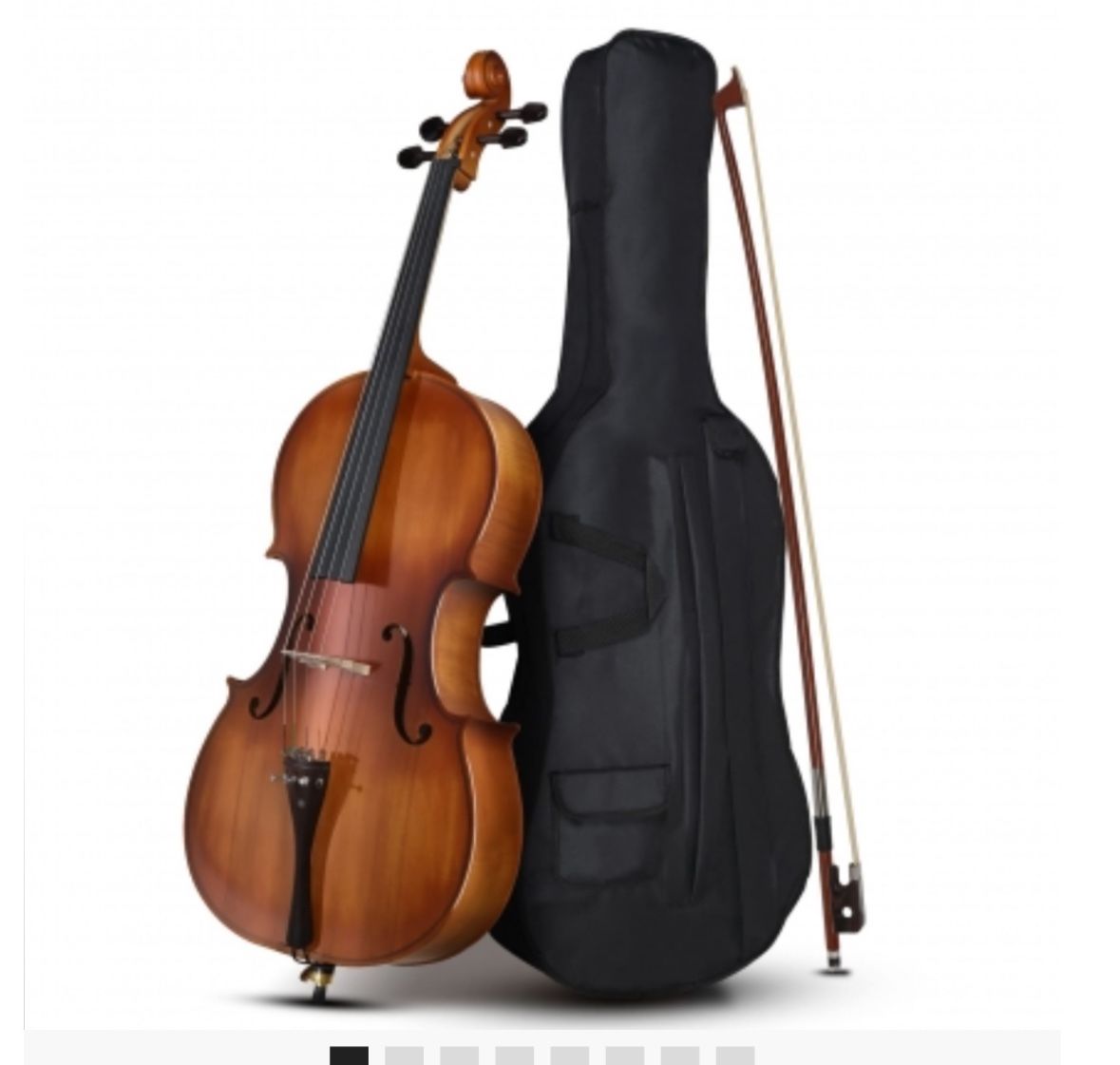 Glarry GC201 Cello High-Quality Full-Size Solid Wood Cello
