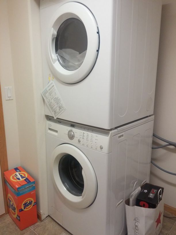 LG Tromm Stackable Washer & Dryer
