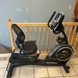 NordicTrack Elite 5.4 Recumbent Bike With ifit Personal Training. 