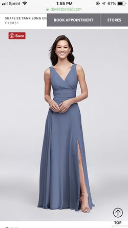 Steel blue bridesmaid dress for Sale in Jacksonville, FL - OfferUp