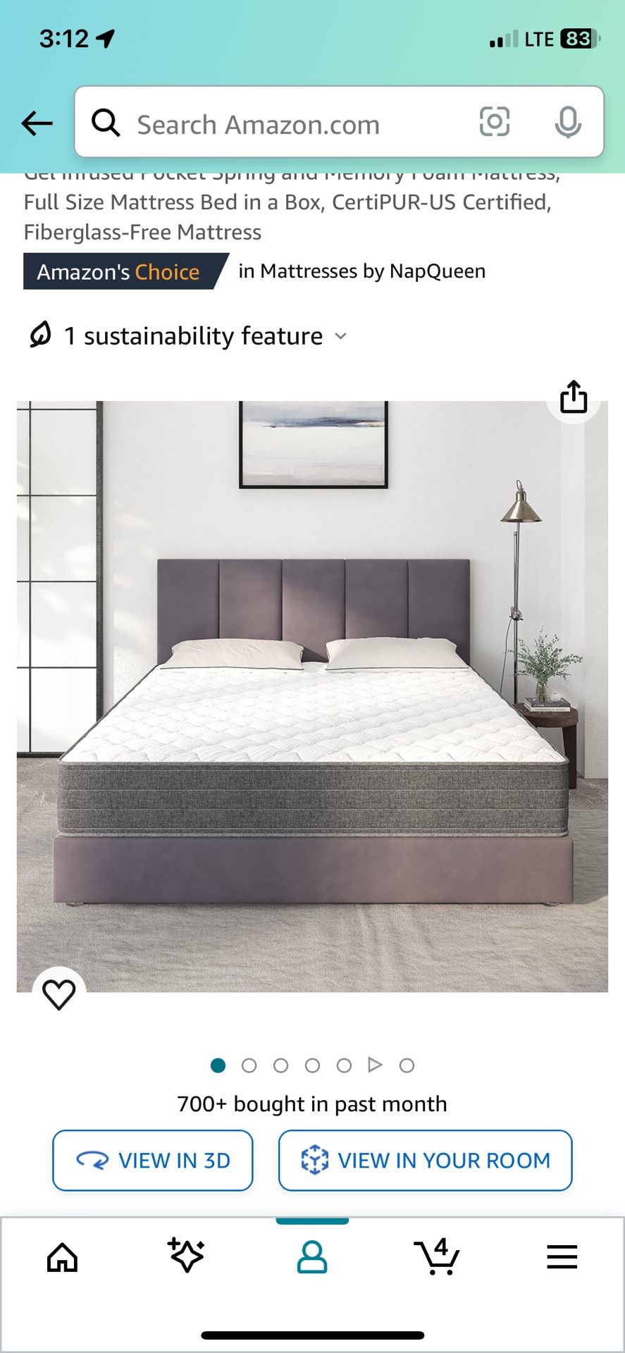 Full Size Mattress 