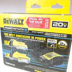 20V Max DeWalt Powerstack 5AH - 1.7AH Starter Kit 