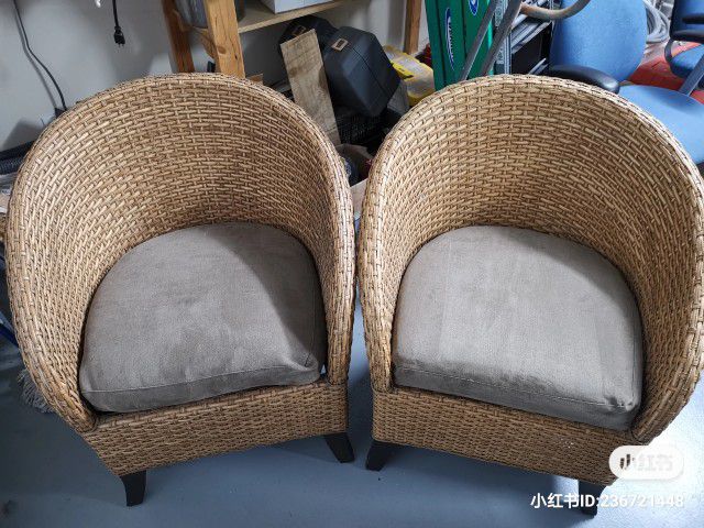 Cane Chairs, Each $100, I Have Two