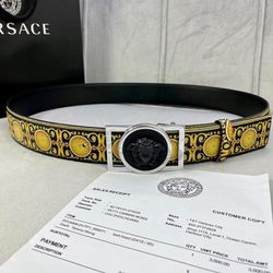 Versace Belt With Box New 