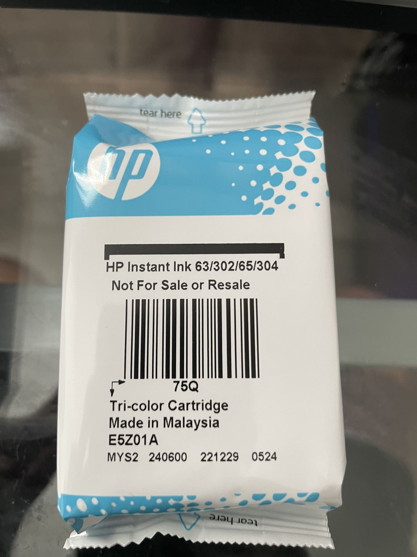 HP 63 Black And Tri-color cartridge 