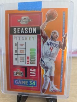Clippers  Rajon  Rondo  Refractor  Card