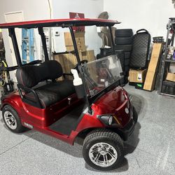 2021 Yamaha Quiet Tech EFI Gas Street Legal 24+MPH Golf Cart