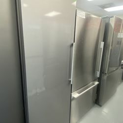 11.4 cu. ft. Convertible Upright Freezer Refrigerator with Drawers in Stainless Look