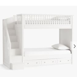 Twin Over full Pottery Barn Kids Bunk Bed