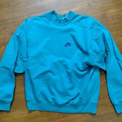Vintage 90s Nike Mock Crewneck Sweatshirt Size XL