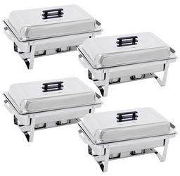Stainless Steel Chafing Dishes Set of 4
