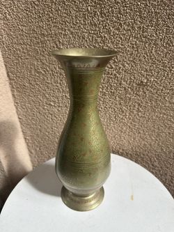 Art Wares Of Moradabad Brass Vase India 