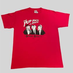 The Pup Pack is Back Guide Dogs of America red vintage 2000’s  T shirt Size XL