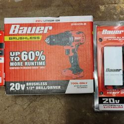Bauer 20v Brushless 1/2" Drill/Driver
