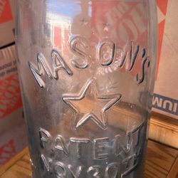 Vintage 1853 Mason Jar 