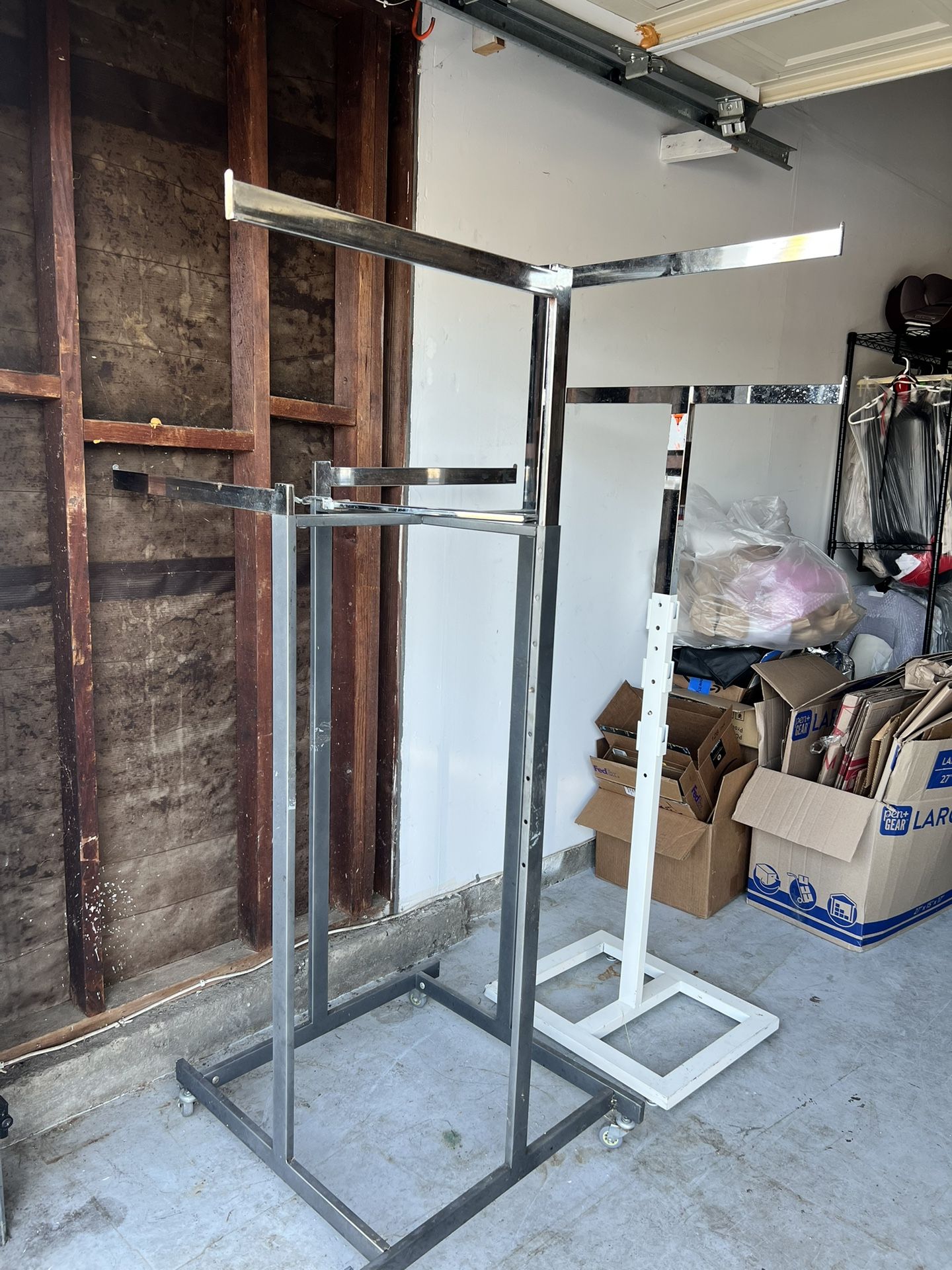 Commercial Clothing Racks (Set of 2) for Sale in San Diego, CA - OfferUp