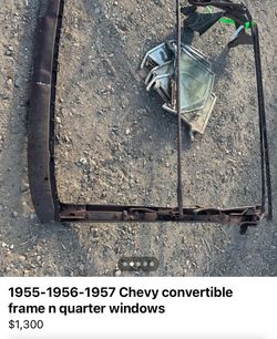 55,57,57 Chevy convertible rack
