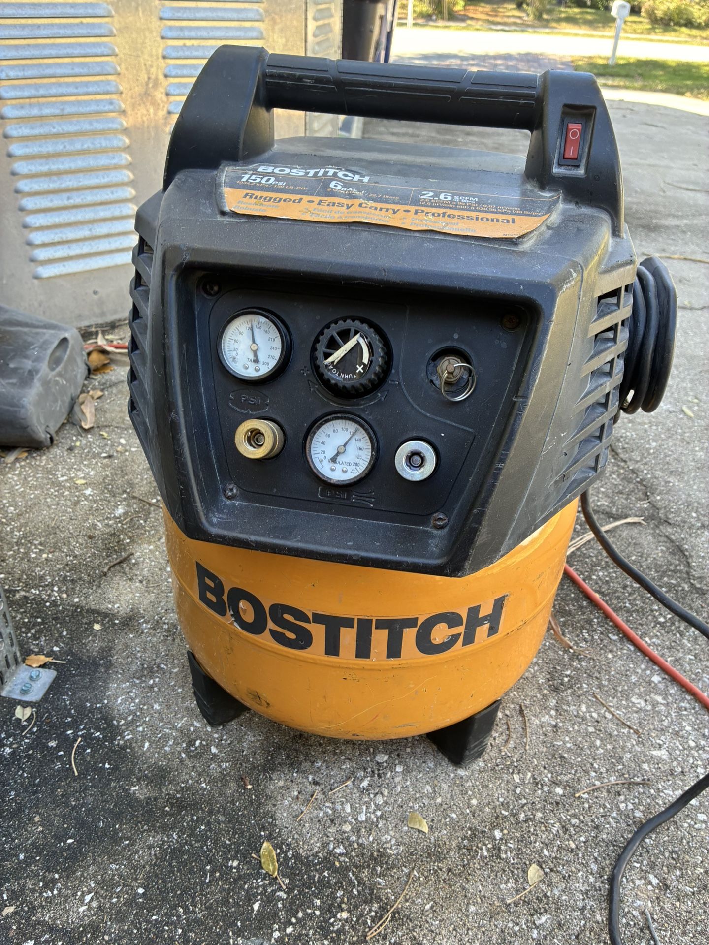 Bostitch 6 Gallon Air Compressor