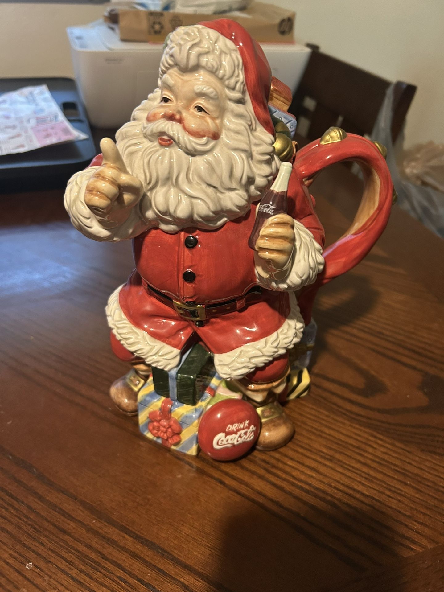 Coca-Cola Santa Teapot