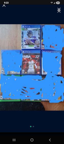 Madden 21 & NBA 2k17 Playstation 4