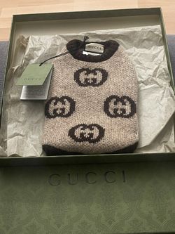 GUCCI PET SWEATER GG PATTERN XXS
