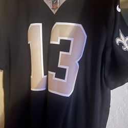 Large Stitched Saints Michael Thomas Jersey 