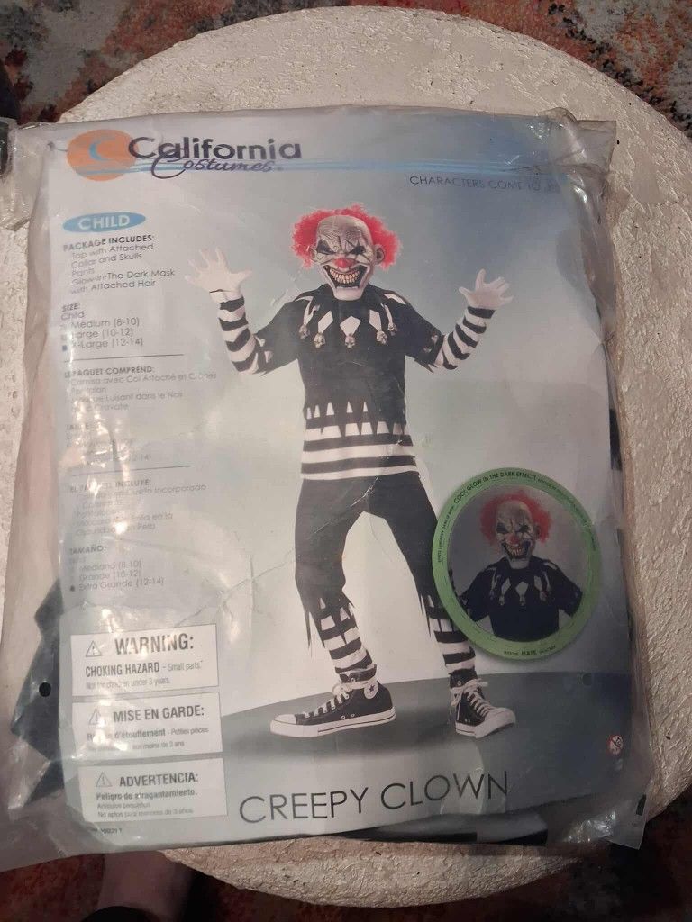 Clown Costume Kids Small