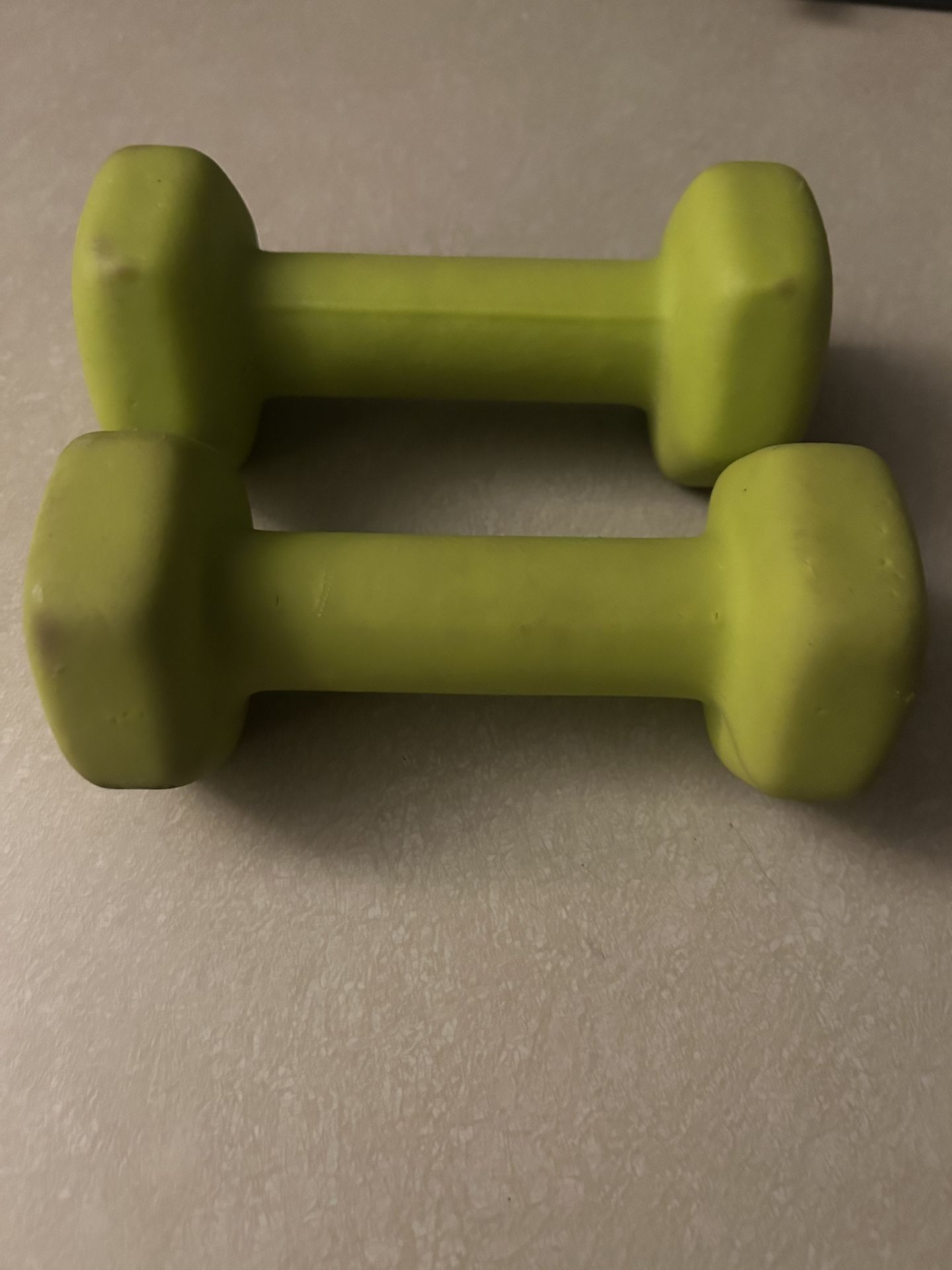 Green 5 Pound Weights