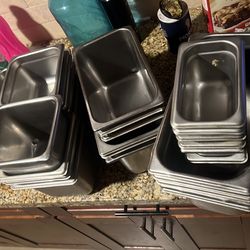 Sets of Stainless steal tables
