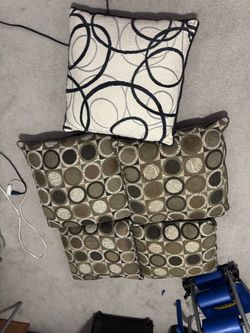 Decorative Throw Pillows Set of 5 with washable cover for ($13)