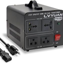 LVYUAN 2000-Watt Voltage Transformer Converter