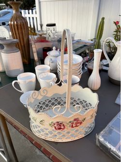 Vintage  metal basket