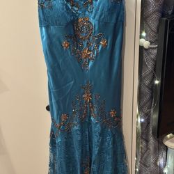 Mid Calf  Evening Cocktail Dress 