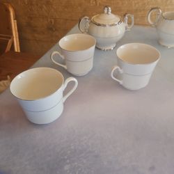 Harmony House Fine China 3639 Silver Sonata Japan 