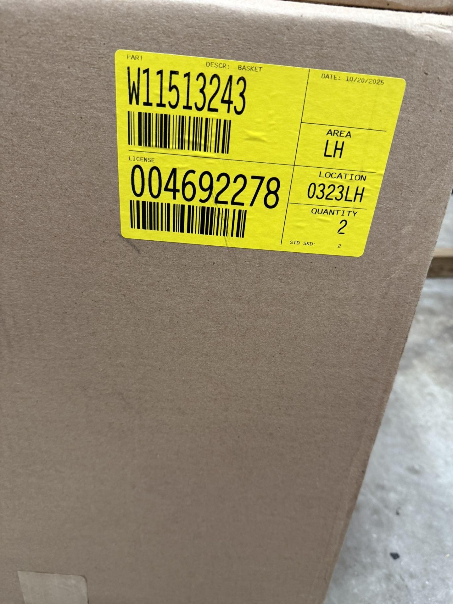 Whirlpool Washer Part - New