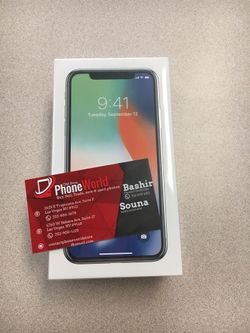 In box sealed Apple iPhone X 64GB Sprint