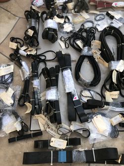 Multiple Truck and car belts, market identification.